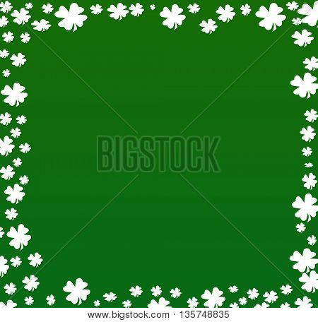 Patrick Day With Clower Grunge Greetings