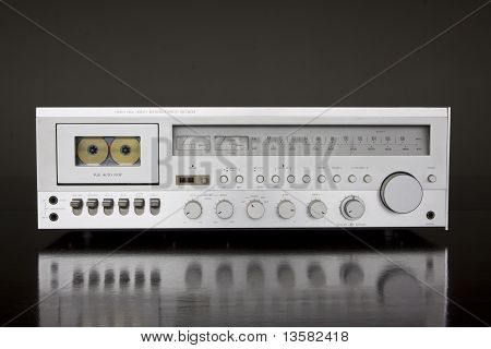 Vintage Stereo Cassette Deck cassetta registratore