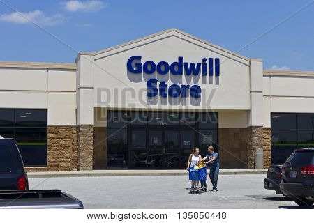 Indianapolis - Circa June 2016: A Goodwill Store. In 2015 Goodwill helped more than 26.4 million people train for careers II
