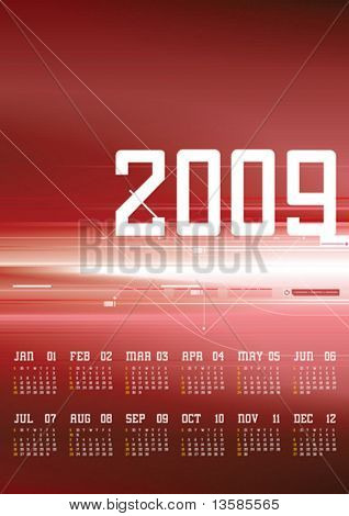 Kalender 2009-12 måneder