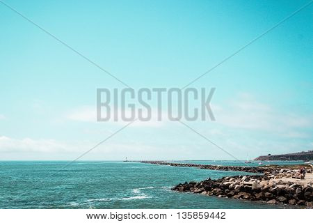 Oceanview From California Coast, United States