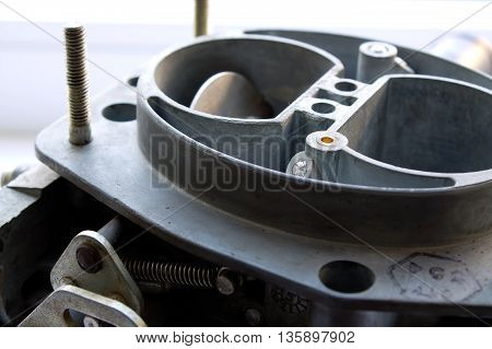 Carburetor On White Background