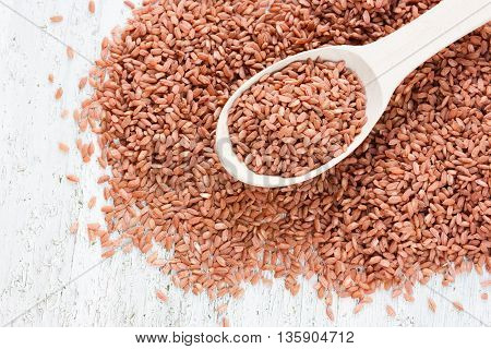Rice devzira (matta) on a white background
