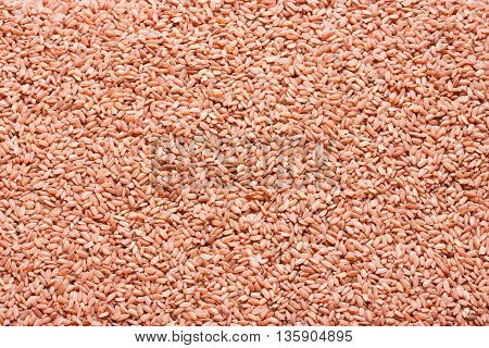 Red rice devzira as a food background