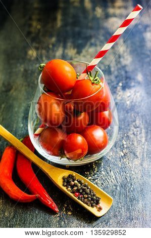 Cooking Concept With Tomatoes