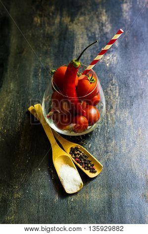 Cooking Concept With Tomatoes