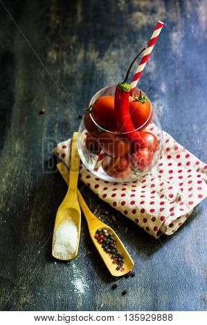 Cooking Concept With Tomatoes