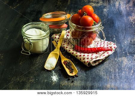 Cooking Concept With Tomatoes