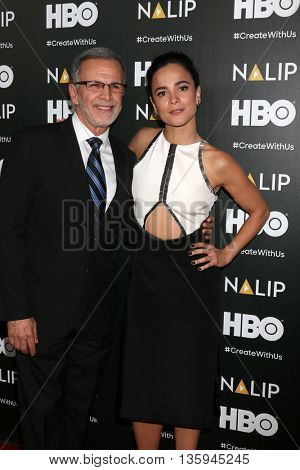 LOS ANGELES - JUN 25:  Tony Plana, Alice Braga at the NALIP 2016 Latino Media Awards at the The Dolby on June 25, 2016 in Los Angeles, CA