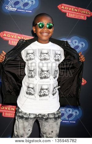 LOS ANGELES - JUN 23:  Brandon Severs at the 100th DCOM Adventures In Babysitting LA Premiere Screening at the Directors Guild of America on June 23, 2016 in Los Angeles, CA