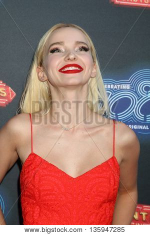 LOS ANGELES - JUN 23:  Dove Cameron at the 100th DCOM Adventures In Babysitting LA Premiere Screening at the Directors Guild of America on June 23, 2016 in Los Angeles, CA
