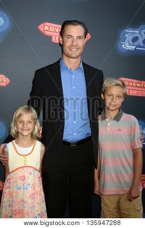 LOS ANGELES - JUN 23:  Daughter, Erik Von Detten, Son at the 100th DCOM Adventures In Babysitting LA Premiere Screening at the Directors Guild of America on June 23, 2016 in Los Angeles, CA