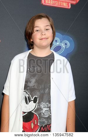 LOS ANGELES - JUN 23:  Gabe Eggerling at the 100th DCOM Adventures In Babysitting LA Premiere Screening at the Directors Guild of America on June 23, 2016 in Los Angeles, CA