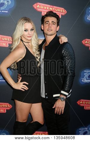 LOS ANGELES - JUN 23:  Mollee Gray, John DeLuca at the 100th DCOM Adventures In Babysitting LA Premiere Screening at the Directors Guild of America on June 23, 2016 in Los Angeles, CA