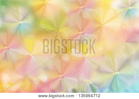 Dreamy Pastel Abstract Flower And Butterfly Background