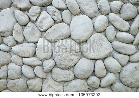 many nature stone is formed the wall