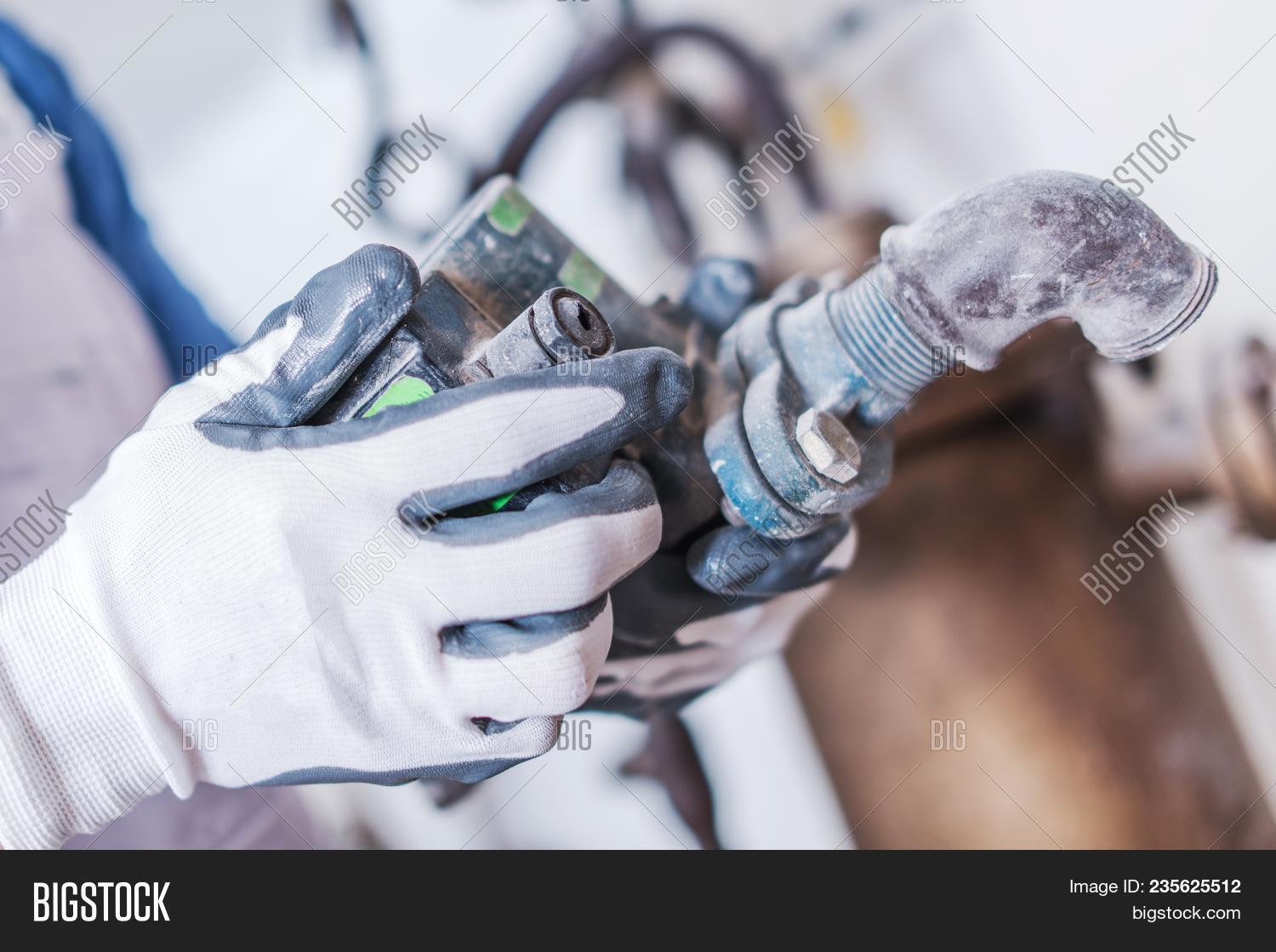 Plumbing Service Work Image & Photo (Free Trial) Bigstock