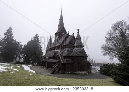 The Gustav Adolf Stabkirche In Harz National Park