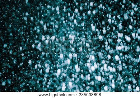 Bokhe Of Rain As Background Image.background Image.
