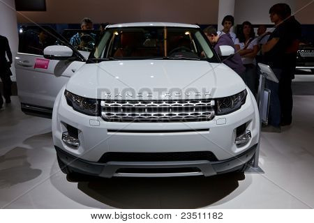 FRANKFURT - SEP 17: Range Rover Evoque látható a 64th Nemzetközi Automobil Ausstellung (IAA): 