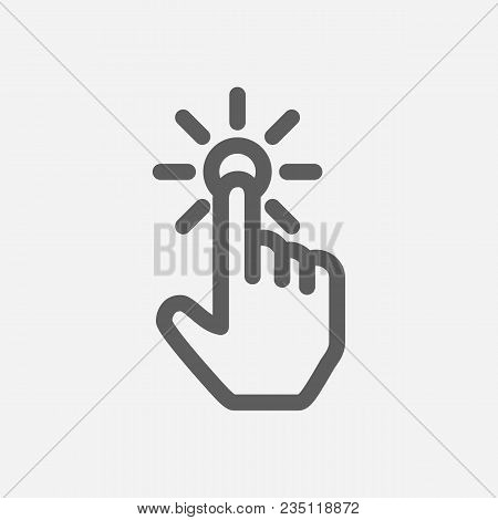 Just Do It Icon Line Symbol. Isolated  Illustration Of  Icon Sign Concept For Your Web Site Mobile A