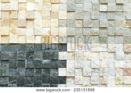 A Set Of Various Decorative Mazayk For Decoration Of Walls, Fireplace. Background.