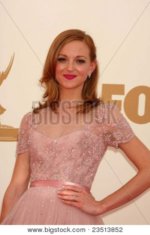 Лос-Анджелес - 18 сентября: Jayma Мейс, прибывающие в 63-Primetime Emmy Awards в театре Nokia в Сен