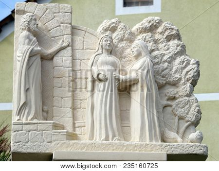 KLENOVNIK, CROATIA - OCTOBER 08: Visitation of the Blessed Virgin Mary, Mary's Way in Klenovnik, Croatia on October 08, 2016.