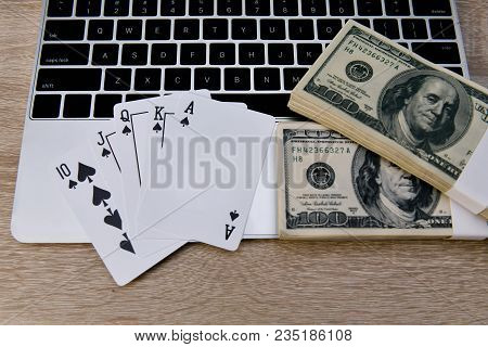 Gambling Concepts. Businessmen Are Gambling In The Casino. Betting Is A Gamble For Investors. Busine