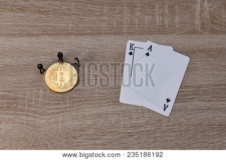 Gambling Concepts. Businessmen Are Gambling In The Casino. Betting Is A Gamble For Investors. Busine