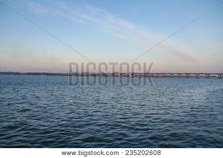 Automobile Bridge Across The Dnieper