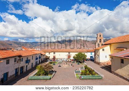 San Blas Square Cusco Is Located In Cusco, Peru