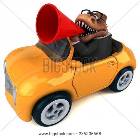 Fun Trex - 3D Illustration