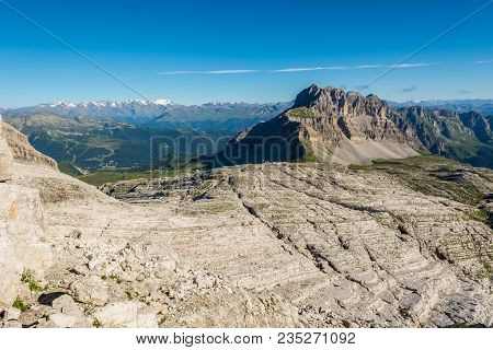 Spectacular Mountain View. Brenta Dolomites In Italy Are Unesco World Heritage Site.