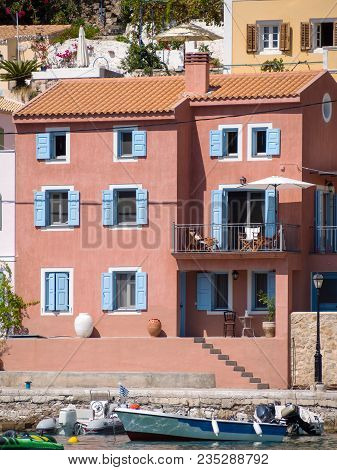 Assos Village In Kefalonia Island, Greece