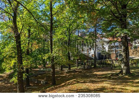 Metsovo, Epirus, Greece - October 19, 2013: Autumn View Of Village Of Metsovo Near City Of Ioannina,