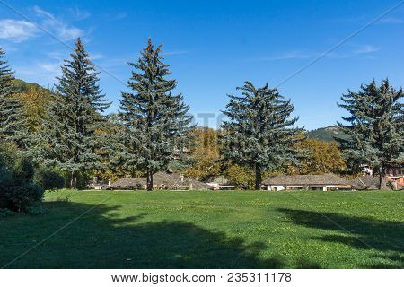 Metsovo, Epirus, Greece - October 19, 2013: Autumn View Of Village Of Metsovo Near City Of Ioannina,