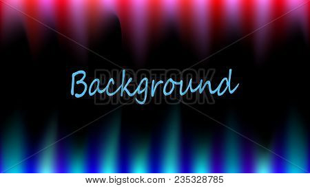 Bright, Abstract, Multicolored, Blue, Red And Pink Magical Rays Of Light Like Fire, Sharp Fangs, Sta