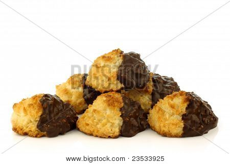 nybakade cocos och choklad cookies