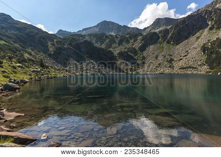 Amazing Landscape With Fish Banderitsa Lake, Pirin Mountain, Bulgaria