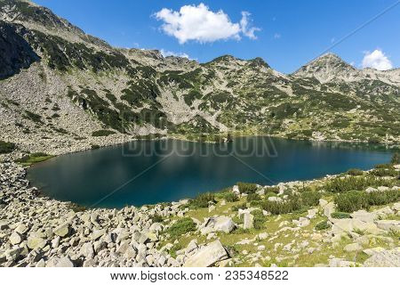 Amazing Landscape With Fish Banderitsa Lake, Pirin Mountain, Bulgaria