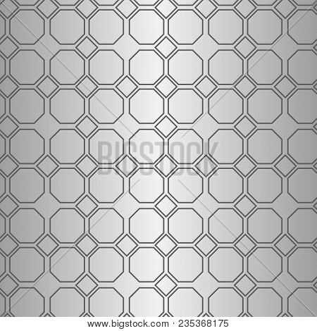 Seamless Geometric Line Pattern In Arabian Style. Repeating Linear Texture For Wallpaper, Packaging,