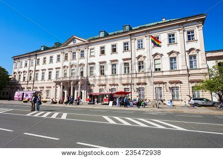 Salzburg, Austria - May 18, 2017: Mirabell Palace Or Schloss Mirabell Is A Historical Building In Sa