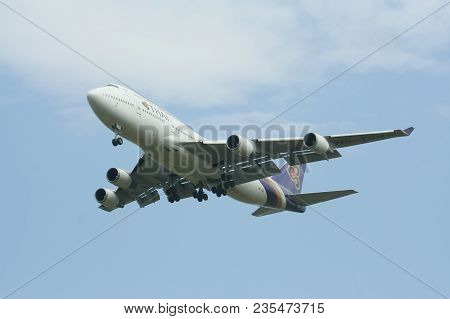 Hs-tgo Boeing 747-400 Of Thaiairway.