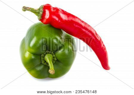 Pepper Bell Peppers Chili Peppers Red Chili Pepper Green Bell Peppers Capsicum Spicy