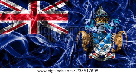 Tristan Da Cunha Smoke Flag, British Overseas Territories, Britain Dependent Territory Flag