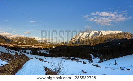 Mountains In Bad Mitterndorf, Styria, Austria.tourist Destination