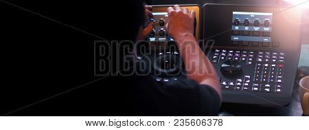 Color Grading Controller Machine In Telecine Lab