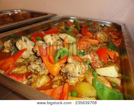 Chicken Afritadda, Philippine Cuisine
Chicken Afritada Is A Popular Favorite Dish In The Philippines