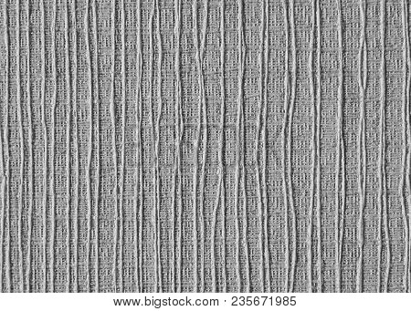 Texture Of Wall Covering In The Form Of Burlap